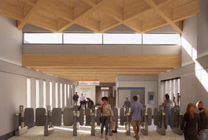 Buckland Timber Surrey Quays Station Upgrade visualisation 2